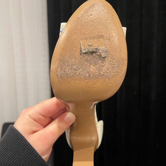 Louis Vuitton White (Multicolor) Monogram Canvas Platform Peep Pumps Size 36.5 - Picture 4 of 4